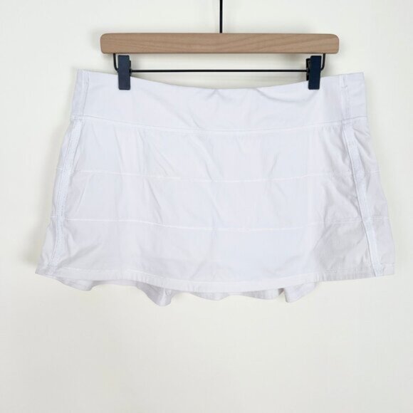 Lululemon Pace Rival Mid-Rise Skort Skirt Shorts Tennis Prep Pleated Tenniscore - Picture 4 of 8